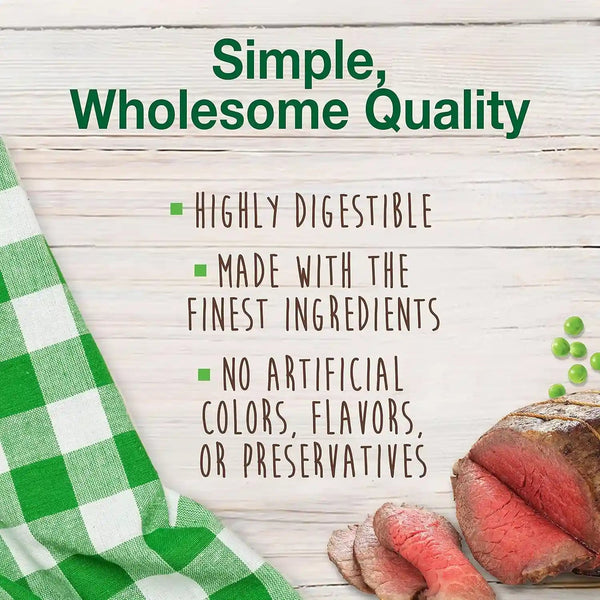 Nylabone Healthy Edibles Natural Dog Chews Long Lasting Roast Beef Flavor Treats for Dogs, Medium/Wolf (2 Count)5