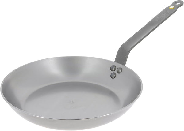 MINERAL B Carbon Steel Fry Pan - 10.25” Diameter, 7.3” Cooking Surface - Ideal for Searing, Sauteing & Reheating - Naturally Non-Stick Finish - Made in France1