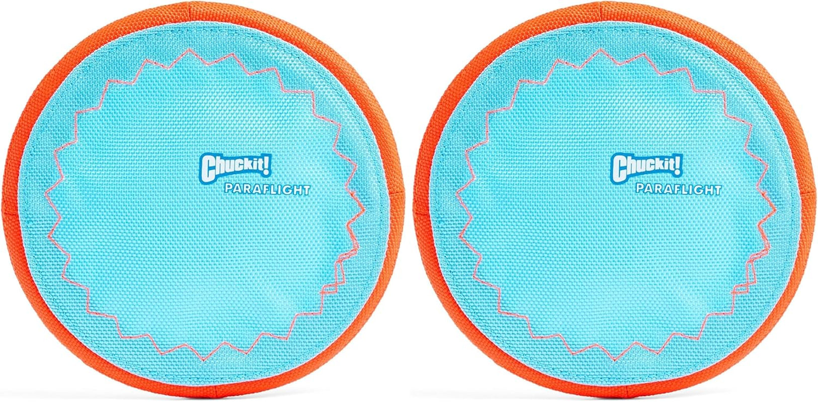 chuckit-paraflight-flying-disc-dog-toy-water-floating-flyer-durable-nylon-construction-with-soft-rubber-edges-for-medium-and-large-dogs-size-large-9-75-l-x-9-75-w-pack-of-1-durable-nylon-build-with-soft-rubber-edges-made-for-medium-and-larger-sized-breeds-lightweight-and-easy-to-throw-pack-of-1