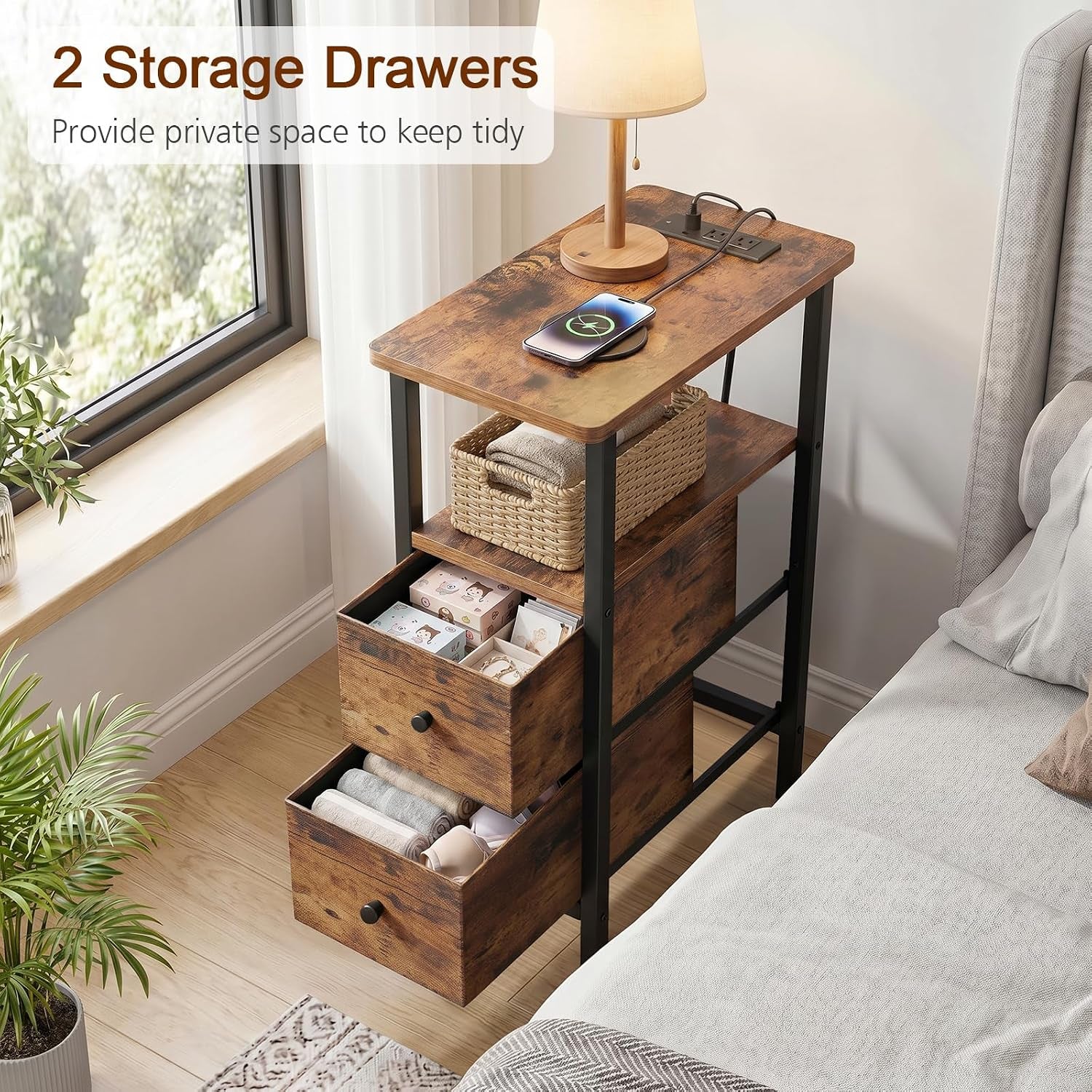 narrow-end-table-with-charging-station-side-tables-living-room-end-tables-living-room-set-of-2-skinny-nightstand-with-fabric-drawers-for-bedroom-small-spaces-rustic-brown