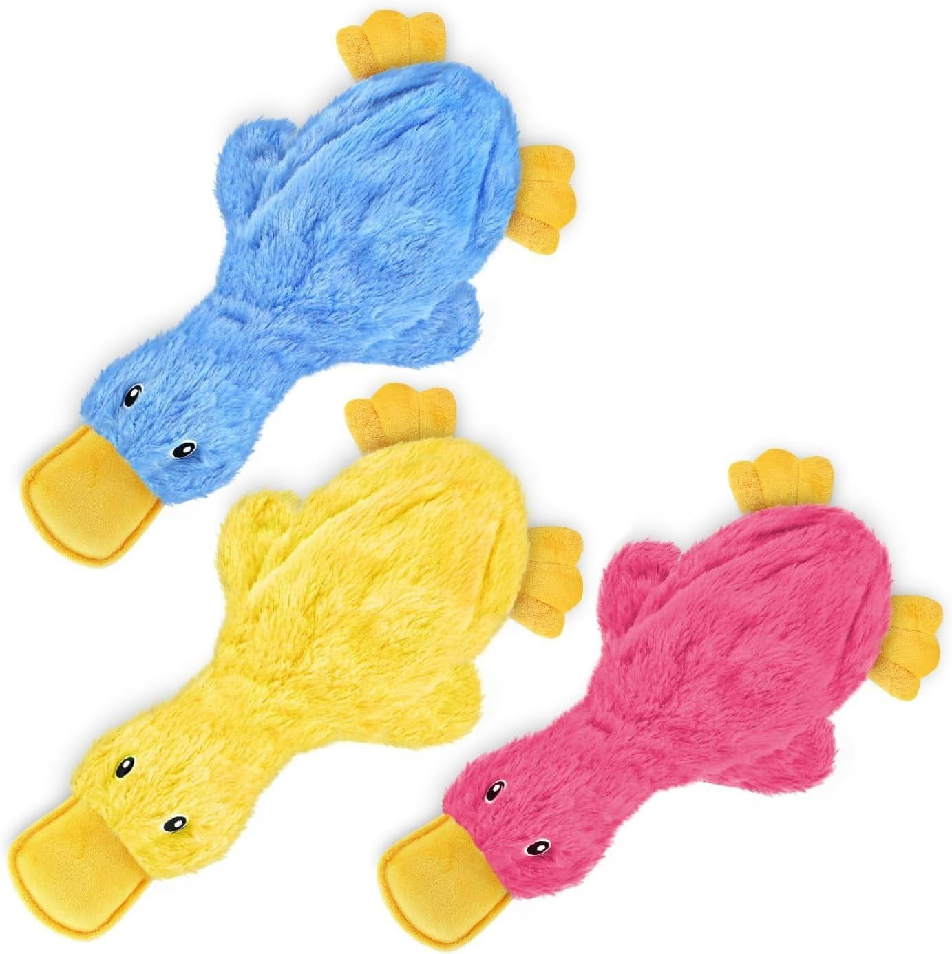 best-pet-supplies-interactive-squeaky-dog-chew-toy-ideal-dog-toys-for-chewers-small-medium-large-dogs-and-fetch-lovers-crinkle-duck-yellow-large