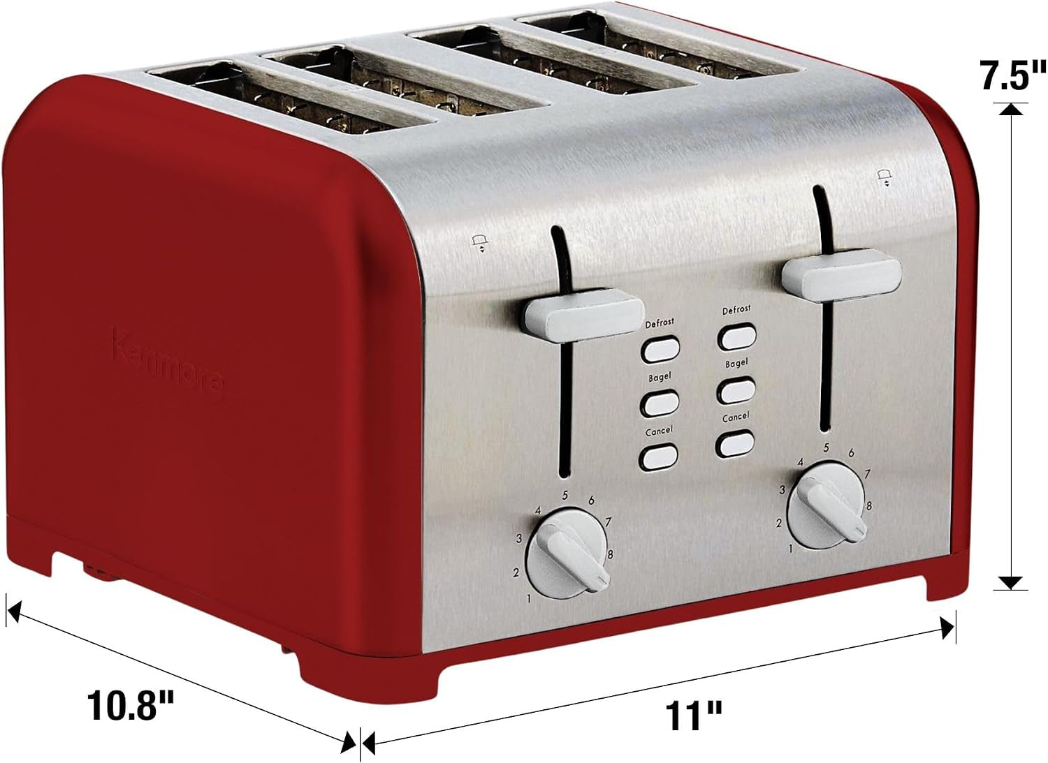 kenmore-40604-4-slice-toaster-with-dual-controls-in-red