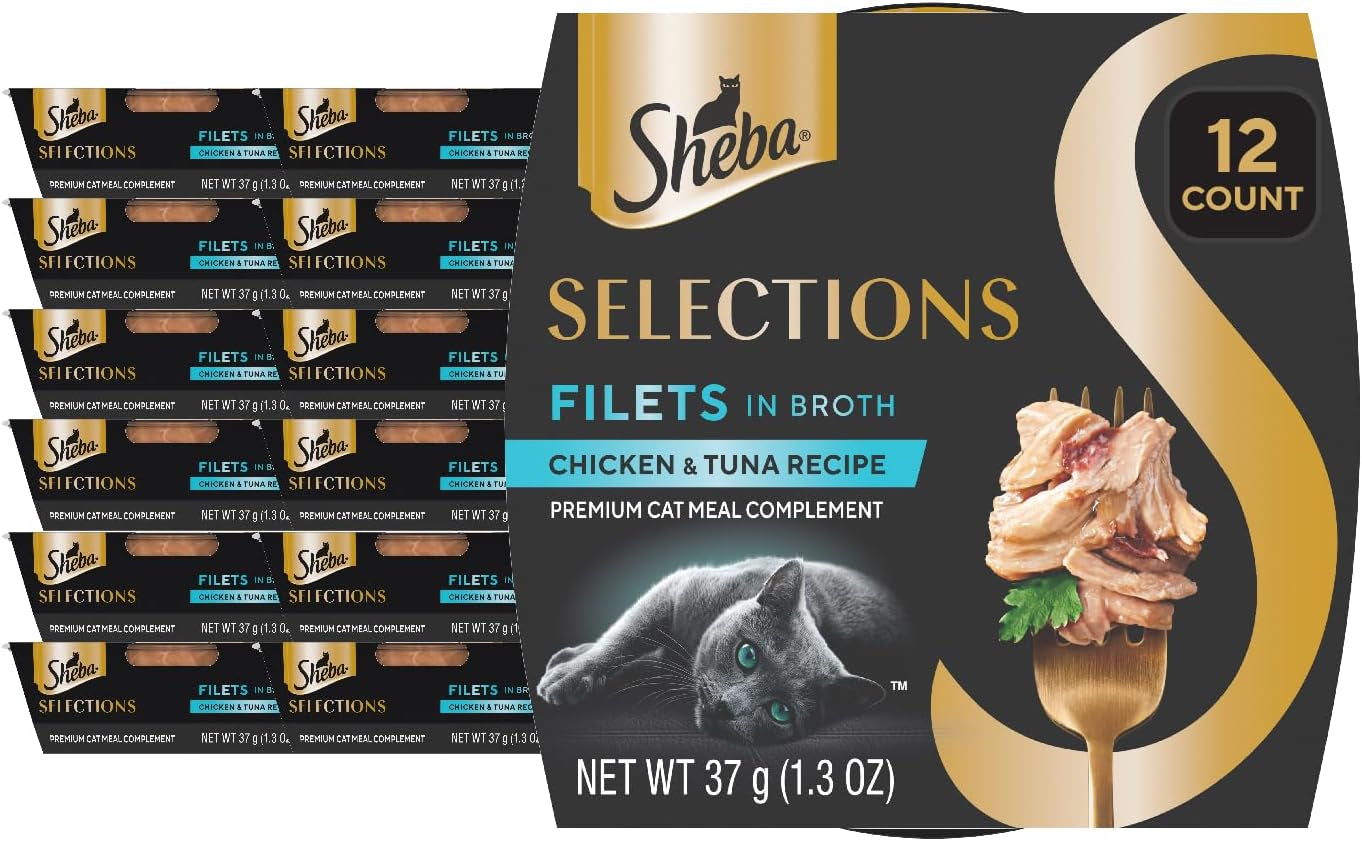 sheba-selections-wet-cat-food-complement-chicken-tuna-1-3-oz-12-ct-grain-free-real-chicken-1-ingredient-no-artificial-flavors-peel-serve-food-topper-or-treat-1-3-oz-cups-adult-food