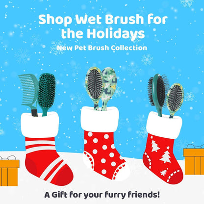 Wet Brush Pet Hair Brush, Smooth, Shiny Fur, Dog and Cat Hairbrush, De-Shedding Comb & Dematting Tool for Grooming Long or Short-Haired Dogs, Tangle-Free for Less Pulling & Tugging, Teal6