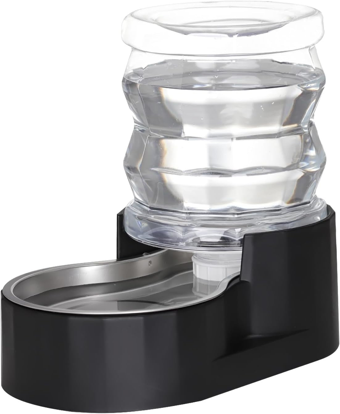 rizzari-8l-gravity-dog-water-dispenser-stainless-steel-bowl-anti-splash-wide-mouth-easy-cleaning-dishwasher-safe-no-electricity-needed-filtered-fresh-water-multi-pet-homes
