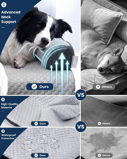 Cooling Dog Bed/Mat for Couch,Medium Size(41" X 37") Cooling Mat for Dog | Non-Slip&Manchine Washable,Ice Silk Cool Fiber Keep Pets Cool & Comfortable,Protects Sofa from Fur & Scratches4