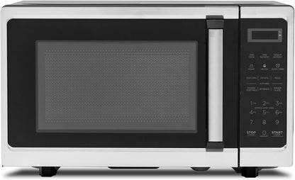 Microwave Countertop Oven, 700W Small Microwaves, 0.7 Cu.Ft Mini Ovens Compact with 10 Power Levels, 6 Cooking Menus for Apartments, Dorm and Small Space Kitchen, Child Lock, Easy Clean, Black1