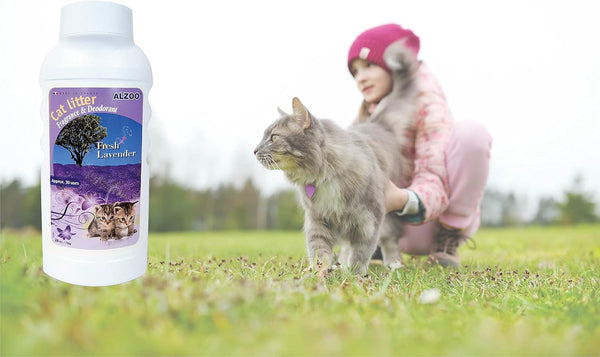 Alzoo Cat Litter Deodorizer, Lavender Bay3