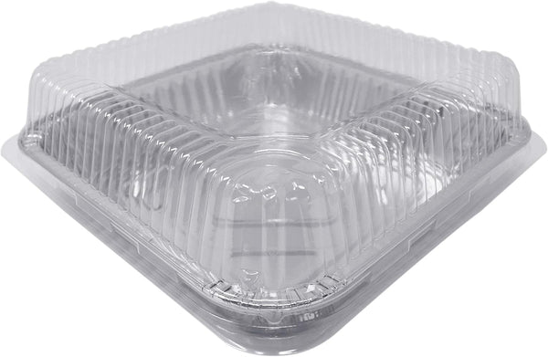 (35 Pack) 8” X 8” Square Baking Cake Pans with Plastic Dome Lids | Heavy Duty L Disposable Aluminum Foil Tins L Portable Food Containers L Perfect for Roasting Oven Toaster Cooking7
