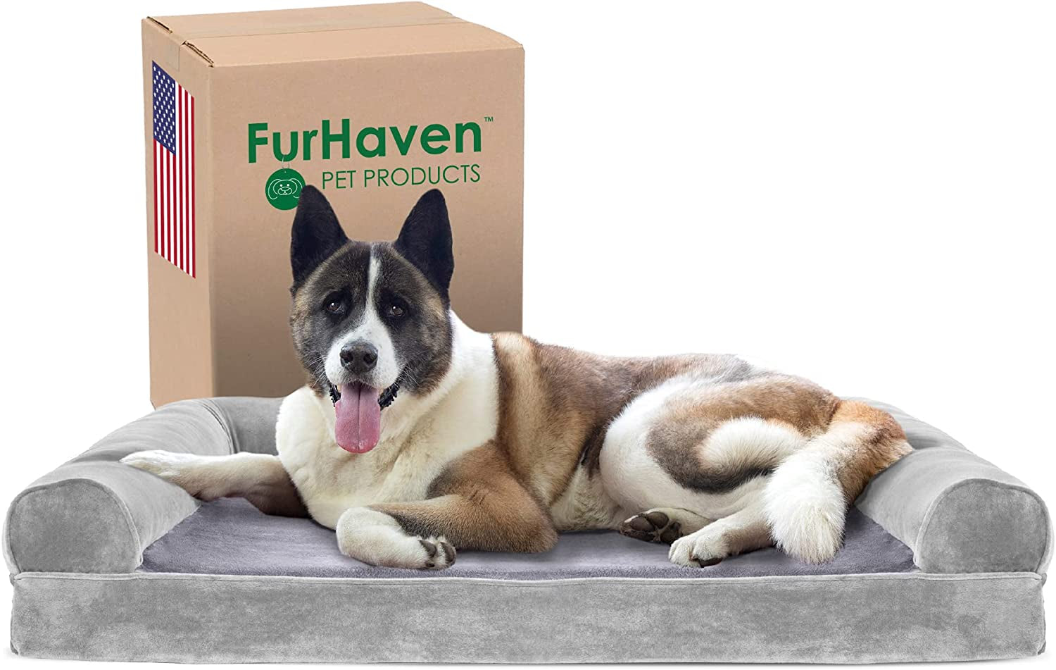 furhaven-orthopedic-dog-bed-for-large-dogs-sofa-style-with-cool-gel-top-foam-with-a-solid-orthopedic-foam-base-for-joint-support-removable-washable-cover-jumbo-xl-plush-suede-gray