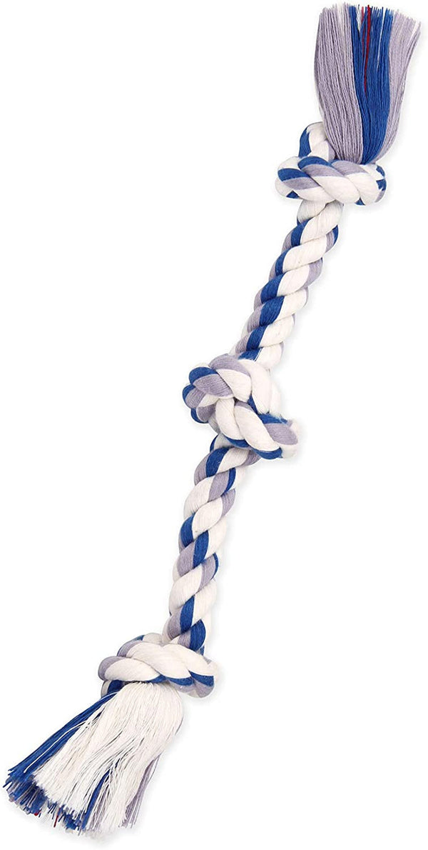 Mammoth Flossy Chews Color Rope Tug – Premium Cotton-Poly Tug Toy for Dogs – Interactive Rope– Dog Chew Toy, Assorted Colors10