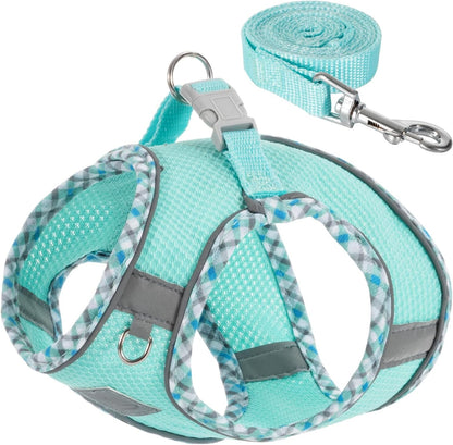 Dog Harness & Leash Set - No Pull Soft Breathable Small Dog Harness, Adjustable Reflective Step-In Vest for Puppy, Kitten, Cats9
