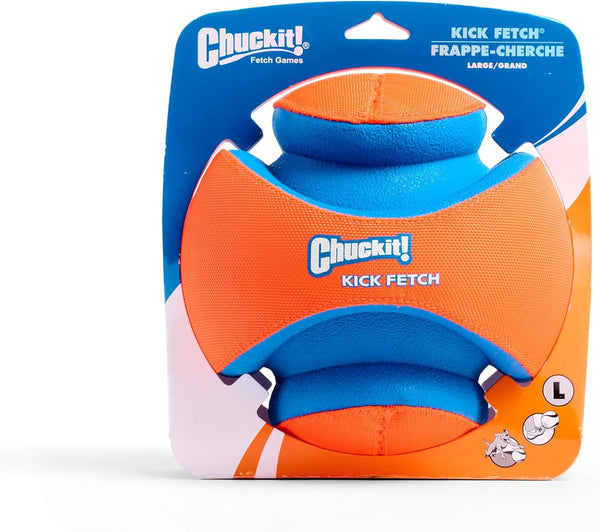 Chuckit! Kick Fetch Ball Dog Toy, Floats in Water, Large 8 Inch Diameter | Durable Rubber and Foam Build, Interactive Play Design, Great for Pool or Lake Sessions, Built for Big Breed Dogs Each Day3