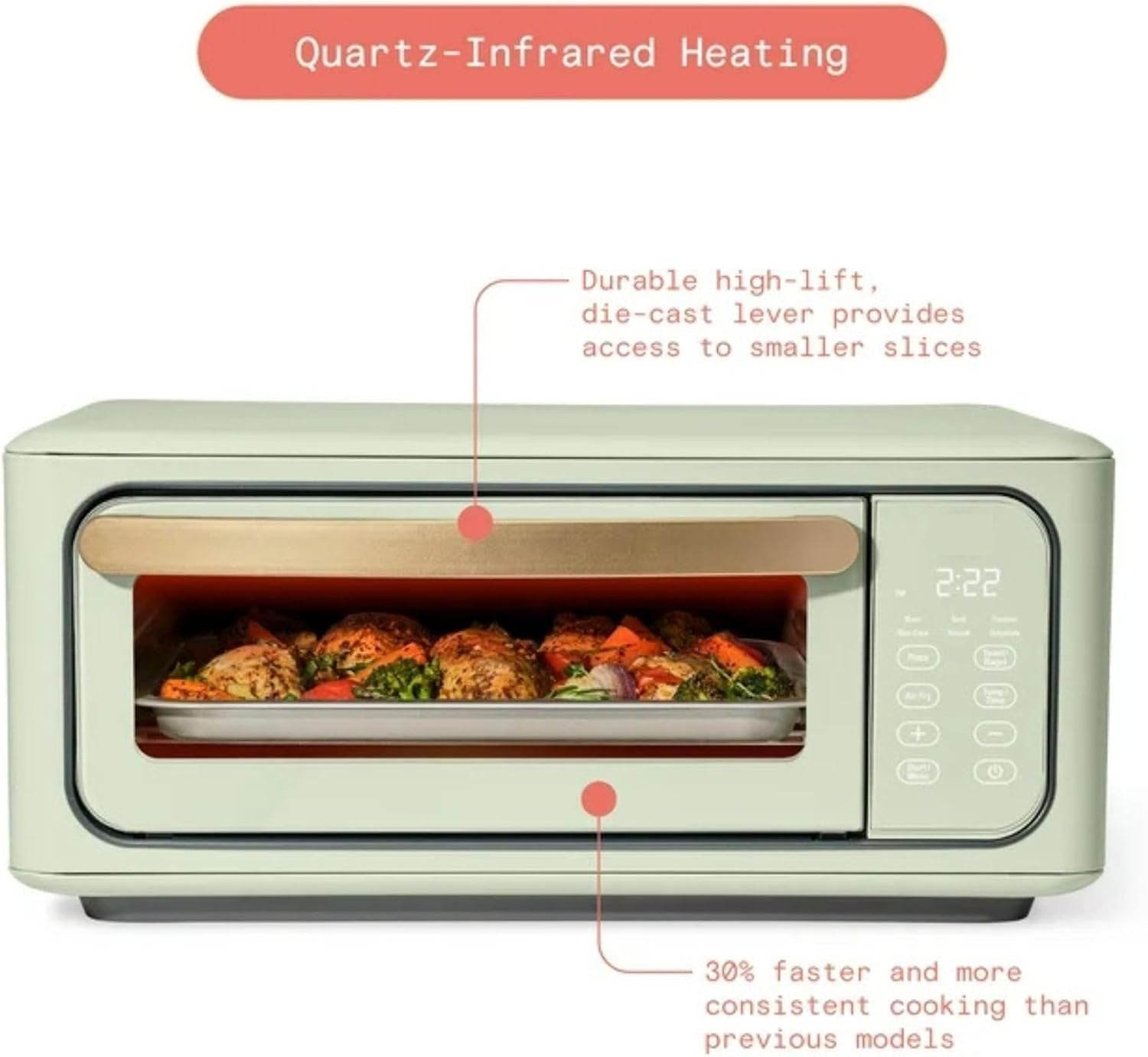 air-fryer-toaster-oven-combo-9-slice-large-capacity-infrared-countertop-oven-1800w-for-air-fry-bake-toast-stylish-modern-kitchen-design-sage-green