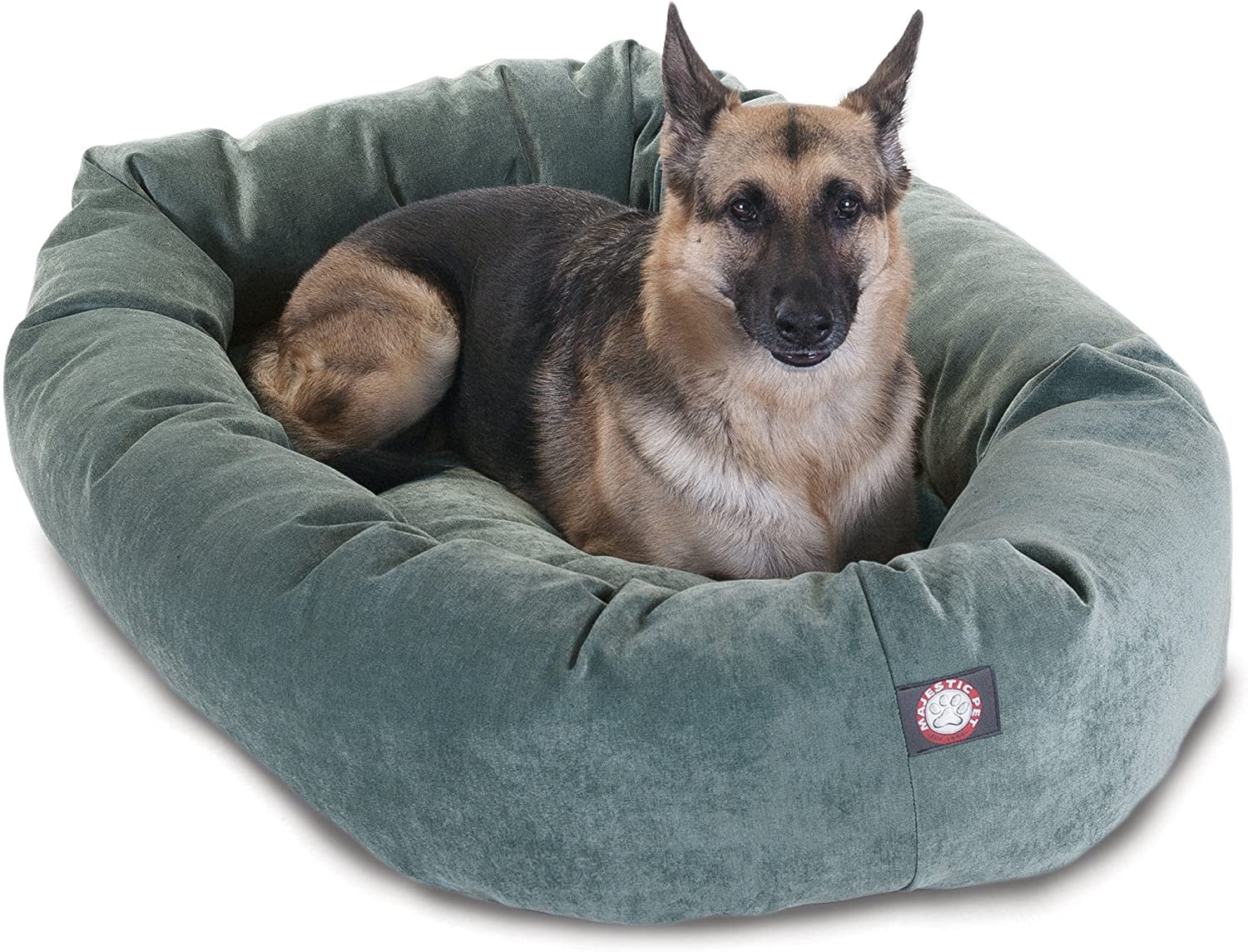 majestic-pet-40-inch-micro-velvet-calming-dog-bed-washable-cozy-soft-round-dog-bed-with-spine-for-head-support-fluffy-donut-dog-bed-40x29x9-inch-round-pet-bed-large-pearl