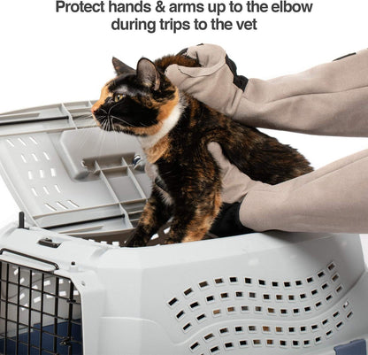 Petfusion Multipurpose Pet Grooming Gloves Great for Trips to Vet and Bathing, Puncture, Scratch & Water Resistant5