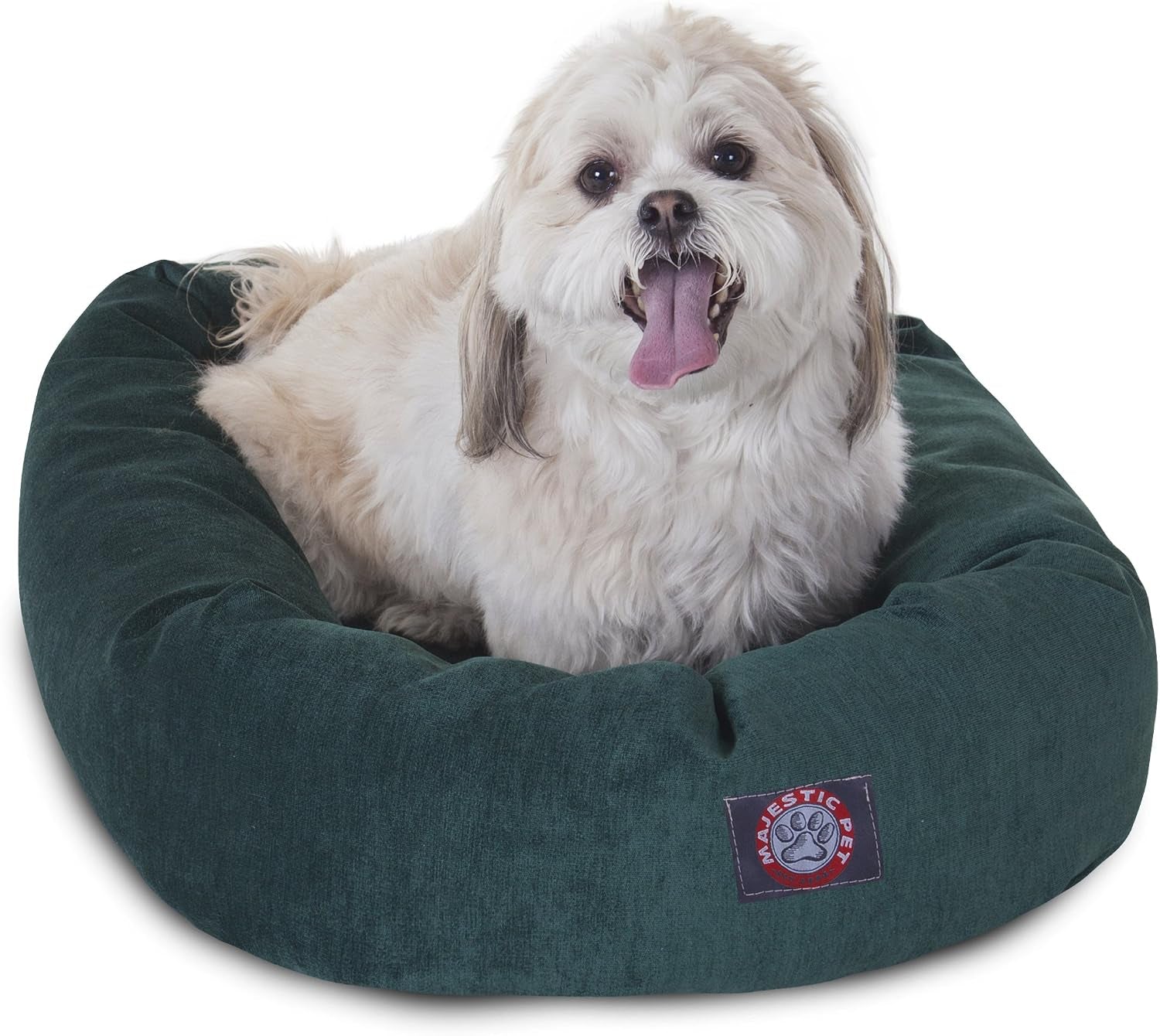 majestic-pet-40-inch-micro-velvet-calming-dog-bed-washable-cozy-soft-round-dog-bed-with-spine-for-head-support-fluffy-donut-dog-bed-40x29x9-inch-round-pet-bed-large-pearl