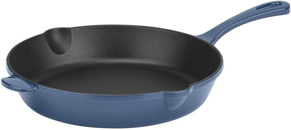 CI22-24BG Chef'S Classic Enameled Cast Iron round Fry Pan, 10-Inch, Provencal Blue1