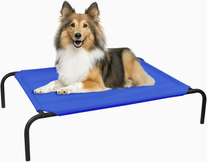 Elevated Dog Bed for Large Dogs, Raised Dog Bed with Breathable Mesh, Non Slip, Easy to Clean, 50.5 Inches, Grey | Raised Dog Bed with Breathable Mesh, Non Slip, Easy to Clean, 50.5 Inches, Grey12