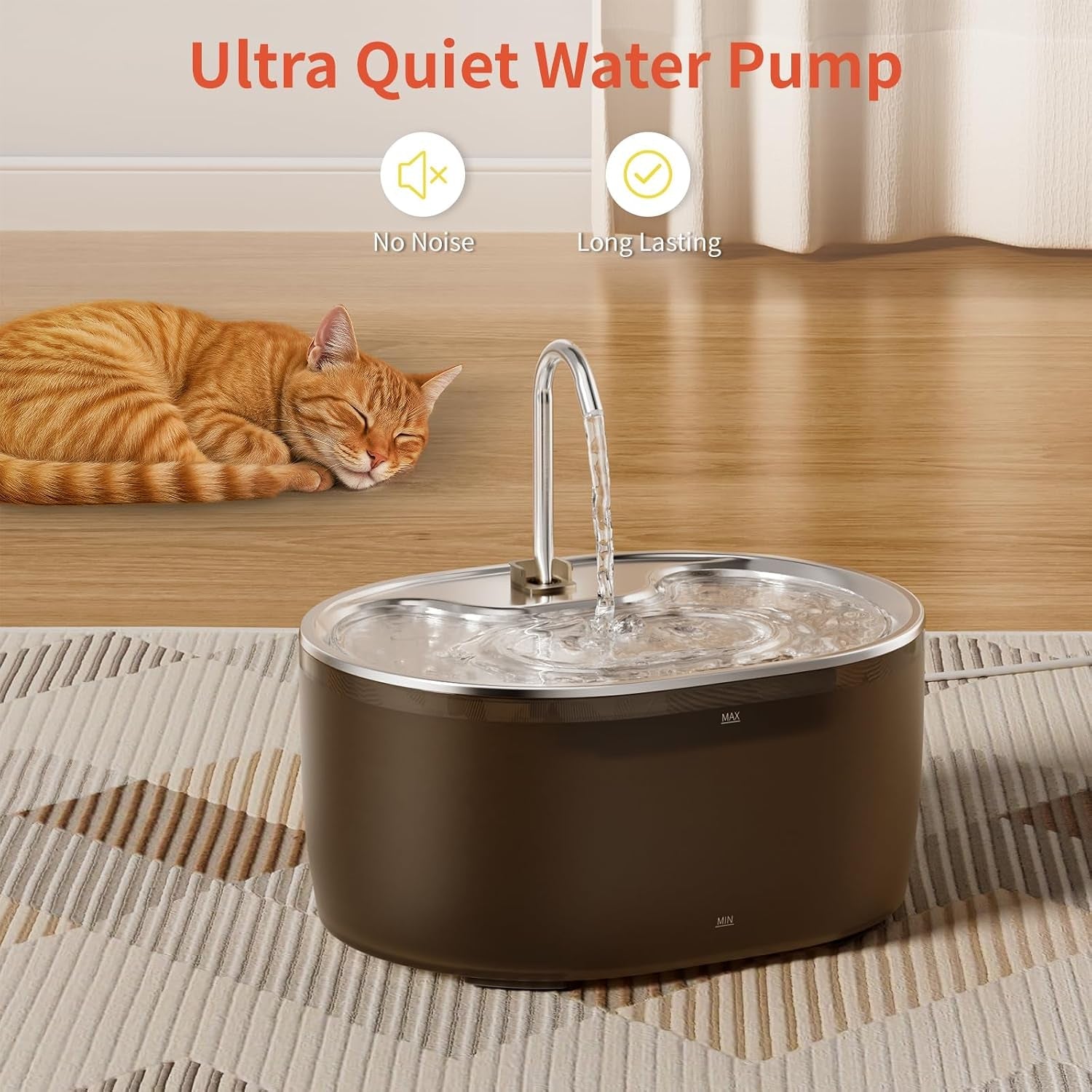 cat-water-fountain-3-2l-automatic-cat-fountains-for-drinking-with-faucet-design-super-silent-pet-drinking-dispenser-with-water-level-for-cats-dogs-multiple-pets-black-3-2l