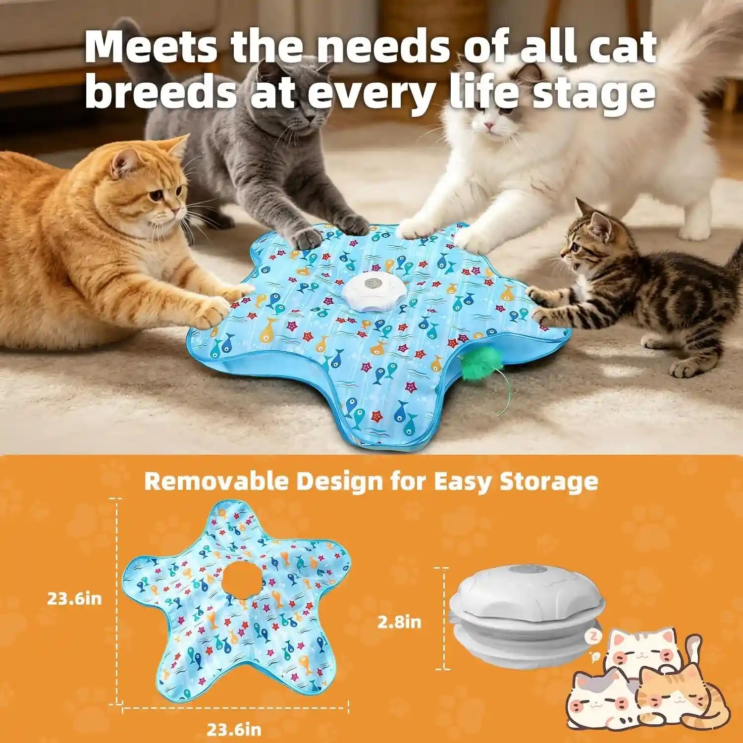 interactive-cat-toy-peek-a-boo-series-hidden-feather-wand-rechargeable-indoor-hunting-toy-squeaky-bird-sound-and-small-fish-pattern-cover