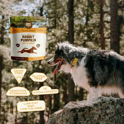 Smart Cookie Healthy Soft Dog Treats - Rabbit & Pumpkin - Grain Free Limited Ingredient Training Treats for Dogs with Sensitive Stomach & Allergies, Natural Novel Protein, Made in the USA (5Oz.)8
