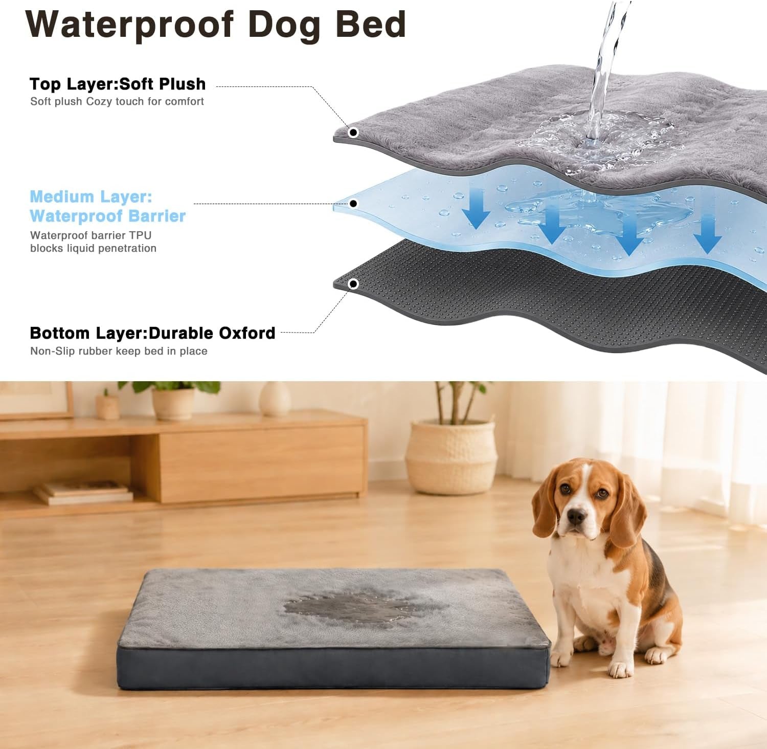 dog-crate-bed-waterproof-deluxe-plush-dog-beds-with-removable-washable-cover-anti-slip-bottom-pet-sleeping-mattress-for-large-medium-jumbo-small-dogs-41-x-27-inch-gray