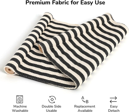 FUKUMARU Hammock Wall Mounted Cat Beds and Perches | Wooden Kitten Walls Furniture, Stable Cats Shelves, for Sleeping, Playing, Climbing, Lounging, Black Stripe7