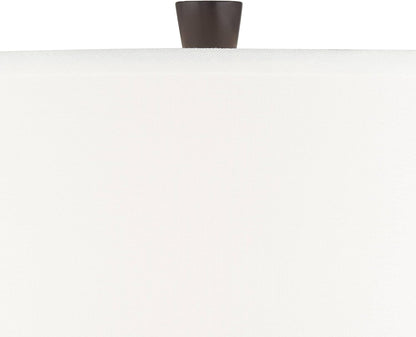 Anna 27 1/4" Tall Table Lamps Set of 2 Coastal Modern | Pebbled Living Room Bedroom Bedside Nightstand House Office Home Reading Kitchen Entryway Console Family White Shade8