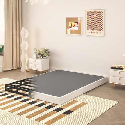 5 Inch Box Spring for Queen Bed, Heavy Duty Metal Mattress Foundation, 3000 Lbs Capacity, Low Profile, Noise-Free, Easy Assembly with Fabric Cover3