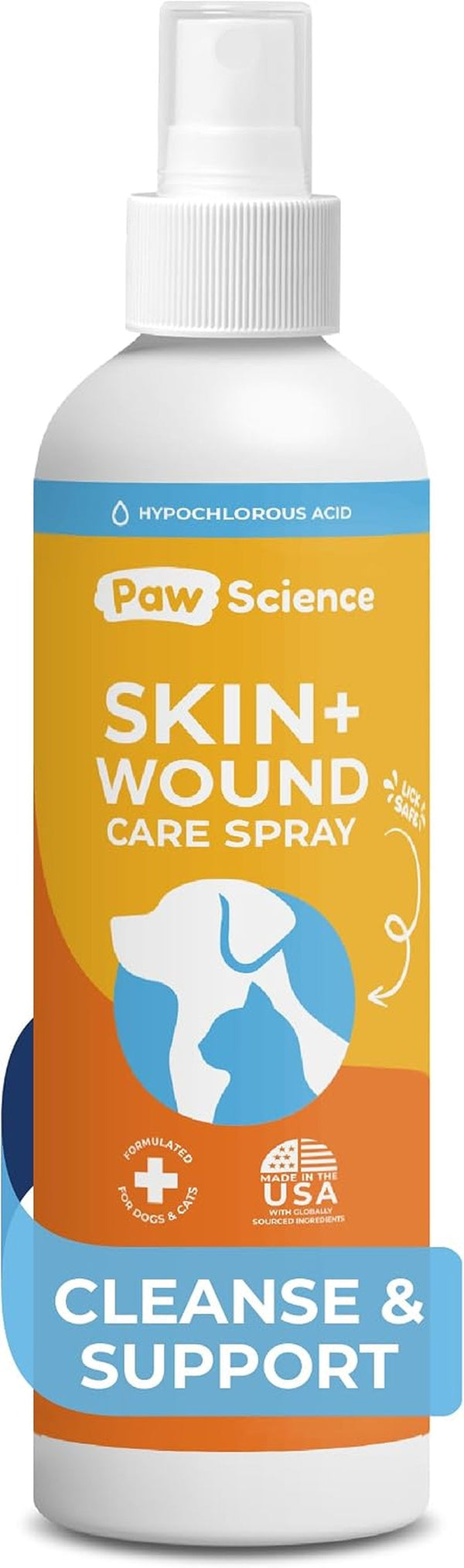 Skin & Wound Care Spray for Dogs & Cats – Lick-Safe Antiseptic Healing Aid, Itch Relief & Skin Repair Treatment for Hot Spots, Rashes, Cuts, Burns, & Irritation1