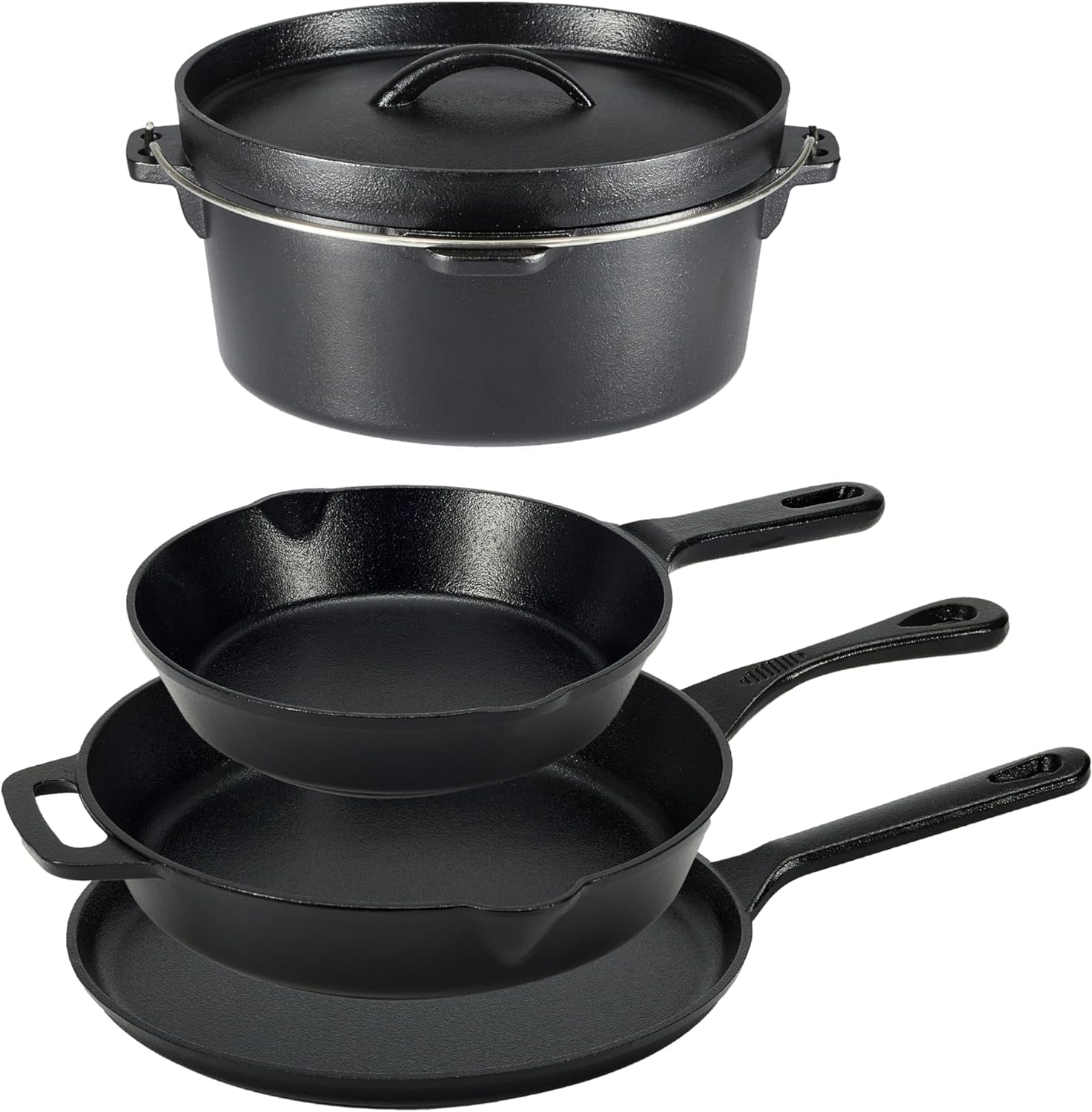 pre-seasoned-cast-iron-5-piece-cookware-set-oven-safe-cooks-evenly-14-17-x-12-2-x-10-63-in-black