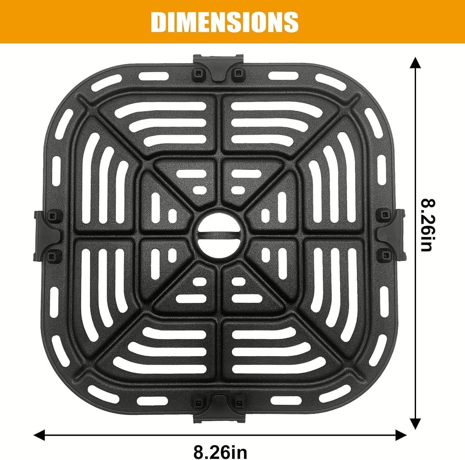 air-fryer-replacement-grill-pan-fit-for-cosori-air-fryer-5-qt-air-fryer-rack-replacement-parts-accessories-grill-plate-crisper-plate-tray-non-stick-dishwasher-safe