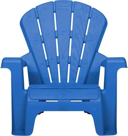Kids Garden Chair 2 Pack in Blue, Outdoor Toddler Activity Adirondack Chairs for Picnic, Garden, Patio, Backyard & Beach, Outdoor Chair Set3