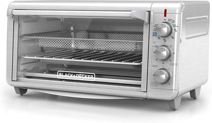 BLACK+DECKER XL 8-Slice Air Fry Toaster Oven, 5-In-1 | XL Air Fry Oven Fits a 9X13 Pan or 12-Inch Pizza with Bake, Broil, Toast and Keep Warm Functions.1