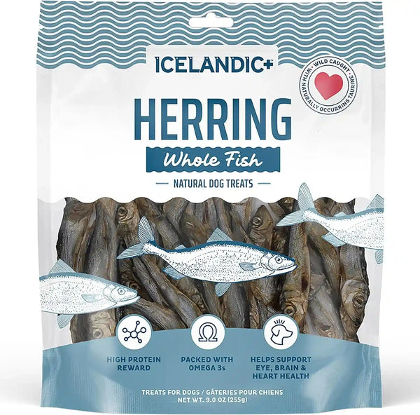 Icelandic+ Whole Fish Herring - 3Oz Wild-Caught Air-Dried Dog Treats7