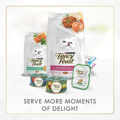 Purina Fancy Feast Wet Senior Cat Food 7 Years plus Chicken Feast Pate - (Pack of 24) 3 Oz. Cans7