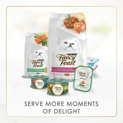 Purina Fancy Feast Wet Senior Cat Food 7 Years plus Chicken Feast Pate - (Pack of 24) 3 Oz. Cans7