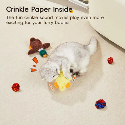 Potaroma Cat Toys Catnip Crinkly Sound 2 Pcs, Mess-Free Stuffless Kitten Toy, Durable Feline Bite Interactive Kicker Toys for Cat Indoor Exercise 6.5 Inches | Durable Feline Bite Interactive Kitten Kicker Toys, Cat Indoor Exercise 6.5 Inches5