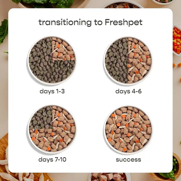 Freshpet Dog Food, Multi-Protein Complete Meal, Chicken, Beef, Egg and Salmon Recipe, 3Lb8