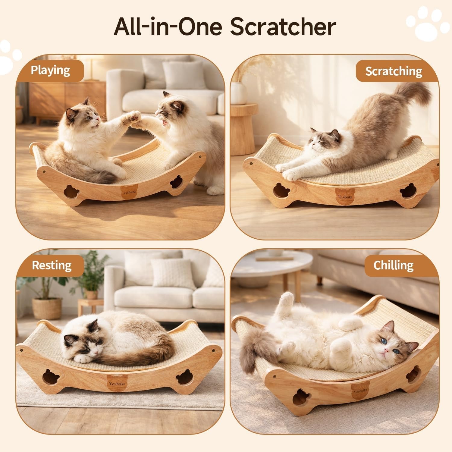 upgraded-sisal-cat-scratcher-bed-solid-oak-frame-1-3-cm-thick-100-sisal-pad-curved-scratch-lounger-stable-base-up-to-36-lb-sofa-protector-odor-free-23-6-x-13-7