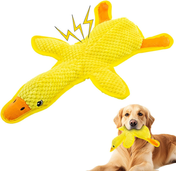 No Stuffing Dog Squeak Toys, 3 Pack Chew Toys for Small to Large Puppies | Durable Puppy Teething Toys, Interactive to Keep Pets Busy, Toss Fetch Tug Play, Best Birthday Gift12