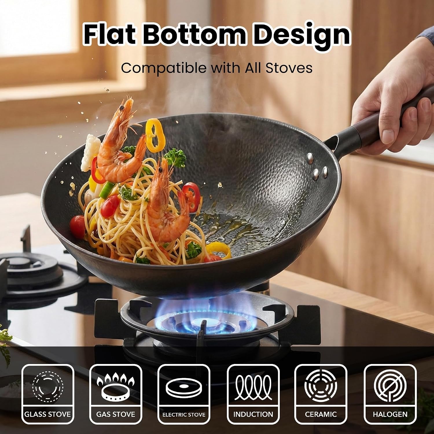 13-inch-carbon-steel-wok-with-lid-large-flat-bottom-woks-stir-fry-pan-large-chinese-wok-pan-6-45qt-nitrided-carbon-steel-no-chemical-coating-for-all-stoves
