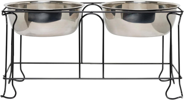 YML Wrought Iron Stand with Stainless Steel Dog Bowl, Large7