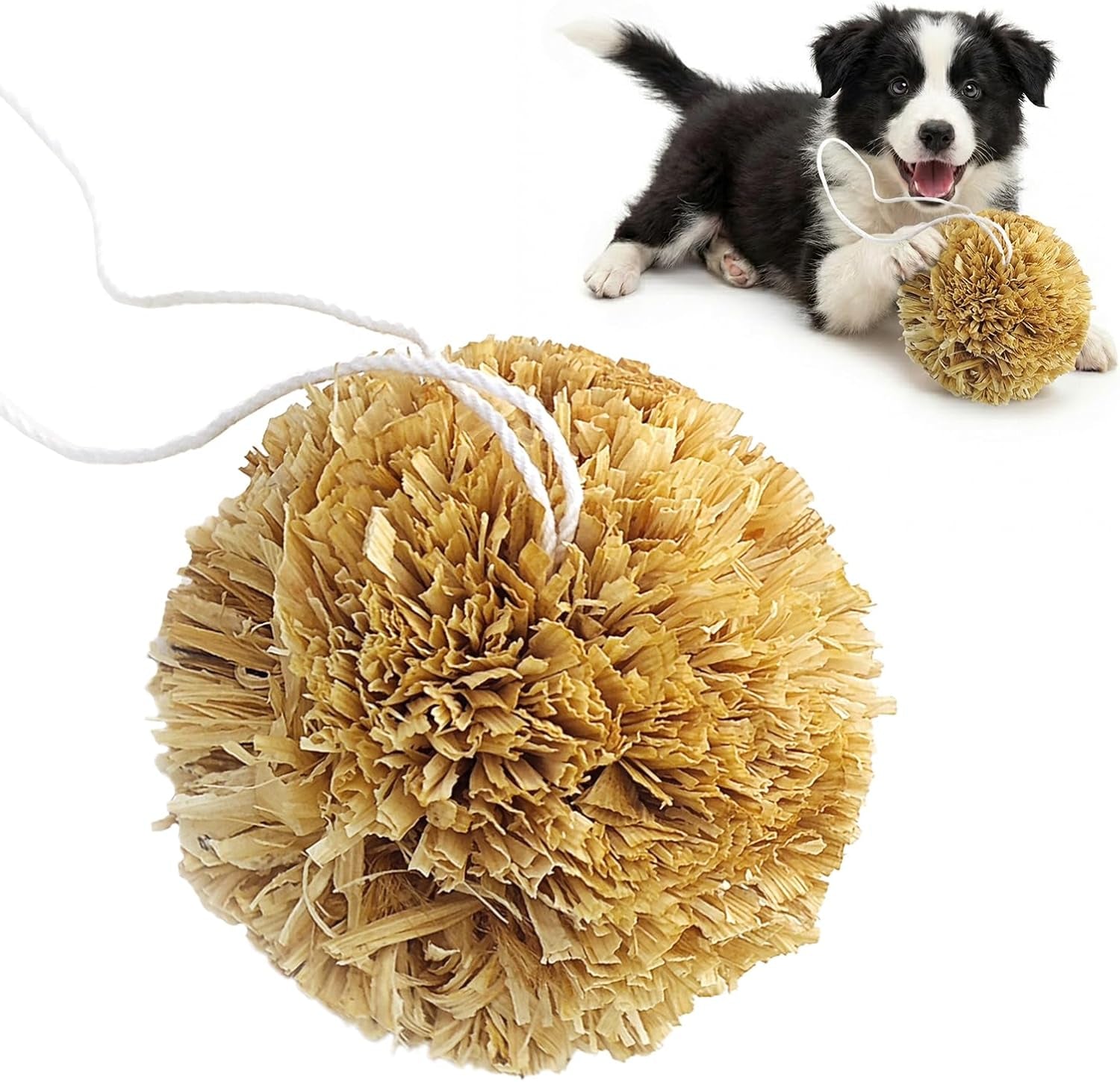 dog-chew-toys-3pcs-woven-grass-chew-ball-for-dogs-dental-teething-interactive-fetch-toys-outdoor-digestible-chew-ball-for-boredom-relief-seaweed-timothy-hay-cornsilk-cornleaf