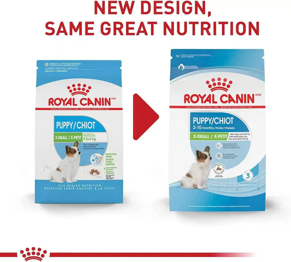 ROYAL CANIN Size Health Nutrition X-Small Puppy Dry Dog Food, 3 Lb Bag. | Specialized Nutrition for Extra Small Breeds, Supports Healthy Growth, Puppy Formulation, Convenient 3 Lb Bag Size2