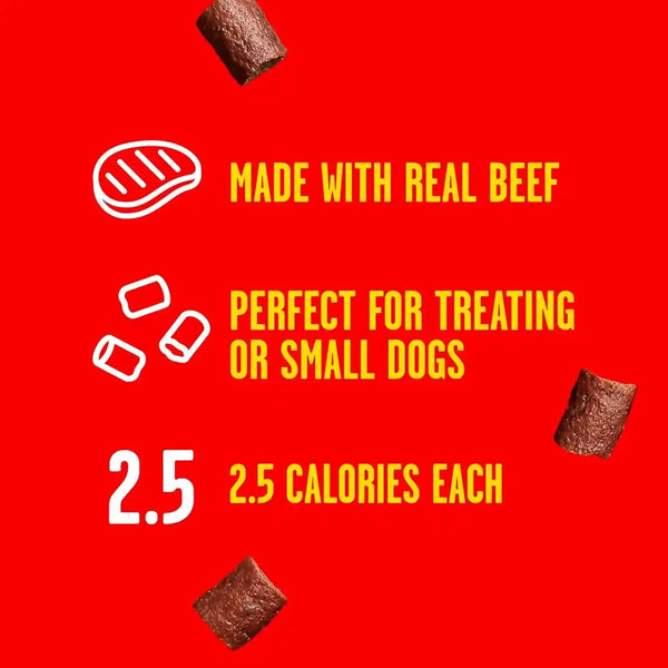 Pup-Peroni Dog Training Treats Made with Real Beef, 8 Bags (5.6 Oz. Each) | Slow Cooked 2.5+ Hours for a Tender Texture & Rich, Meaty Taste. 24% Protein. No Fillers. No Red 40.3