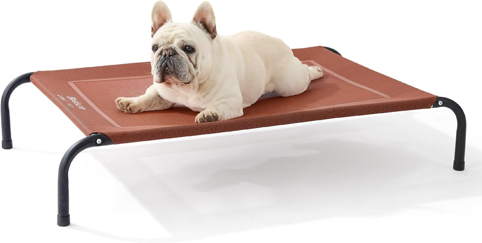 bedsure-outdoor-elevated-cooling-dog-bed-large-sized-dog-49in-grey-portable-raised-camping-pet-cot-hammock-breathable-teslin-mesh-weather-resistant-for-large-pets-up-to-85-lbs-easy-to-assemble