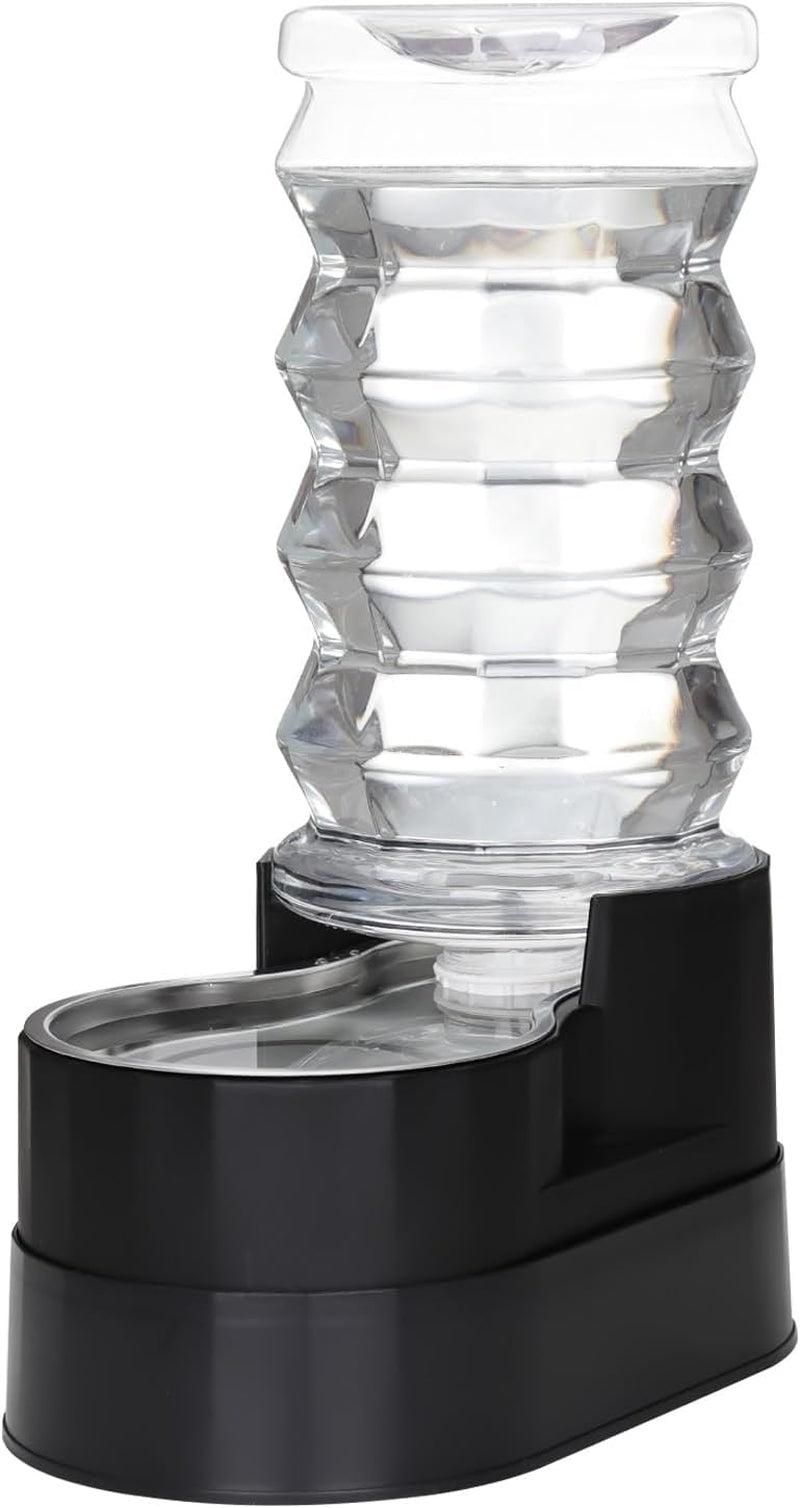 rizzari-8l-gravity-dog-water-dispenser-stainless-steel-bowl-anti-splash-wide-mouth-easy-cleaning-dishwasher-safe-no-electricity-needed-filtered-fresh-water-multi-pet-homes
