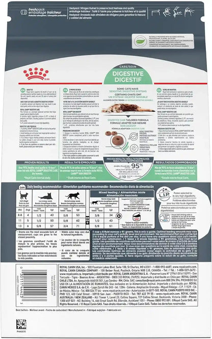 Royal Canin Feline Care Nutrition Digestive Care Adult Dry Cat Food, 6 Lb Bag12